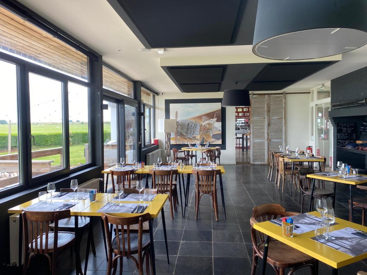 Logis Hotel & Restaurant De L'Aerodrome De La Baie De Somme Buigny-Saint-Maclou Kültér fotó